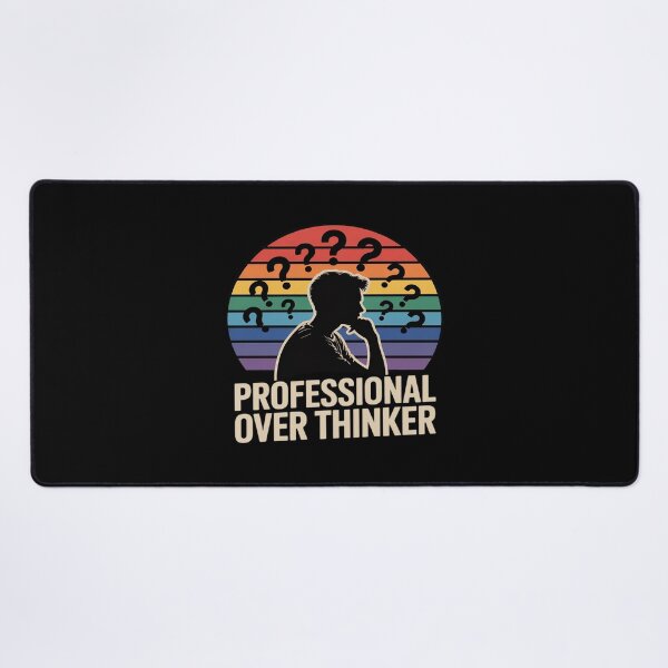 Item preview, Professional Overthinker Question Mark for Thinkers designed and sold by FndPardaL.