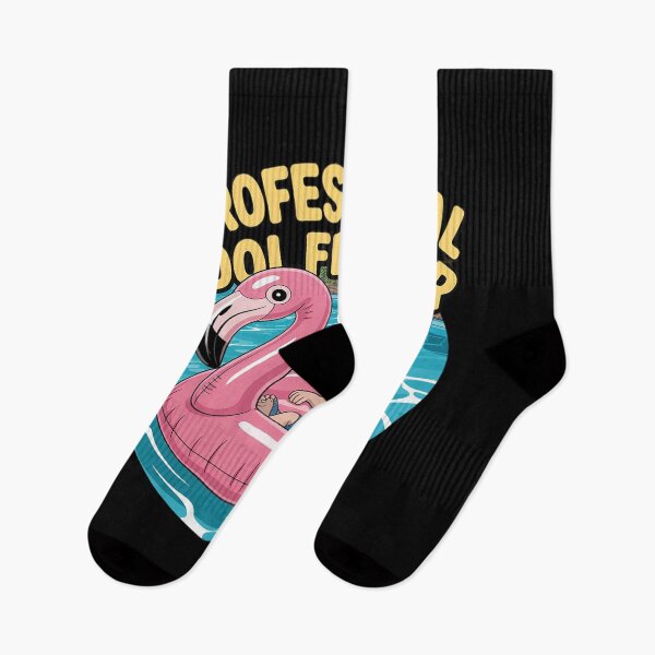 Item preview, Professional Pool Floater Funny Flamingo Summer Vacation designed and sold by FndPardaL.