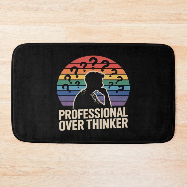 Item preview, Professional Overthinker Question Mark for Thinkers designed and sold by FndPardaL.