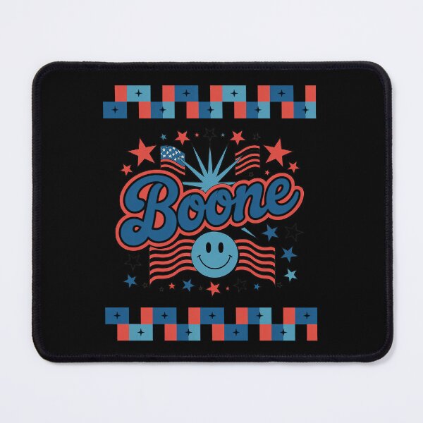 Item preview, Boone Checkered Personalized Name US Flag Retro designed and sold by RayArmstrong.