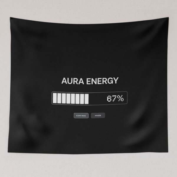Item preview, Aura Energy at 67 Funny Six Seven Meme Gen Alpha Slang designed and sold by MinaReinger.