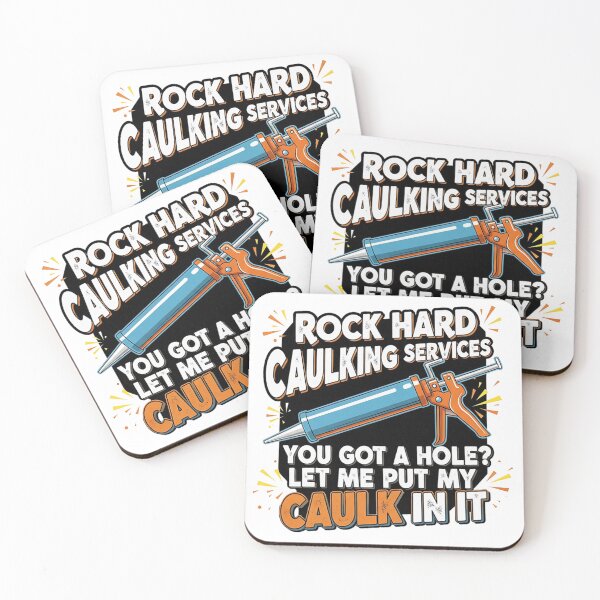 Item preview, Vintage Funny Rock Hard Caulking Services designed and sold by johnhaugg.