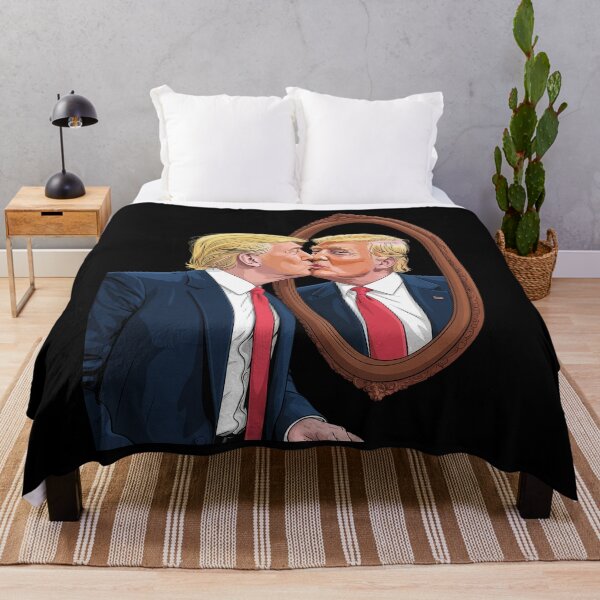 Item preview, Anti-Donald Trump Kissing Mirror - Narcissism Satire designed and sold by marcusry.