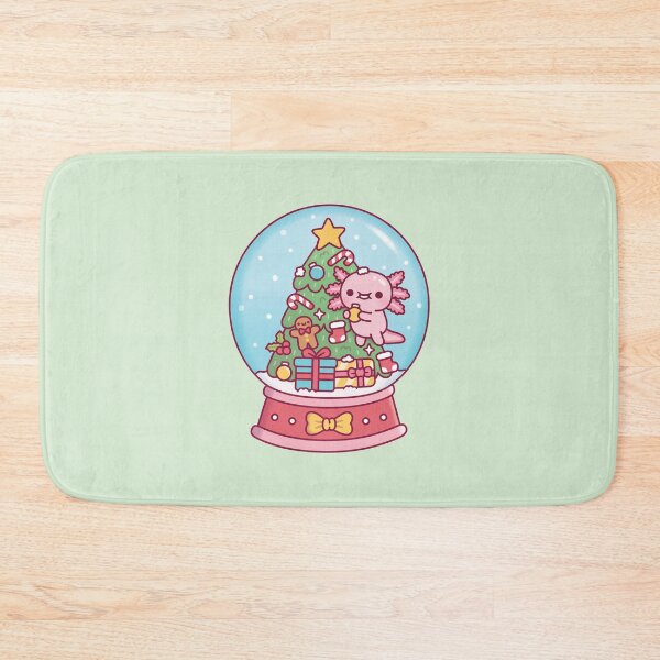 Item preview, Cute Axolotl And Christmas Tree Snow Globe Funny designed and sold by rustydoodle.