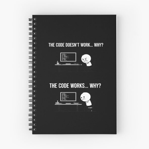 Item preview, Programmer Joke Coding Works Doesn’t Work designed and sold by FndPardaL.