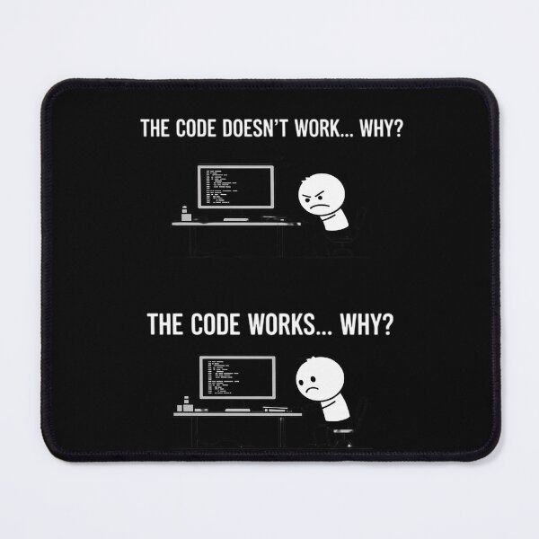 Item preview, Programmer Joke Coding Works Doesn’t Work designed and sold by FndPardaL.