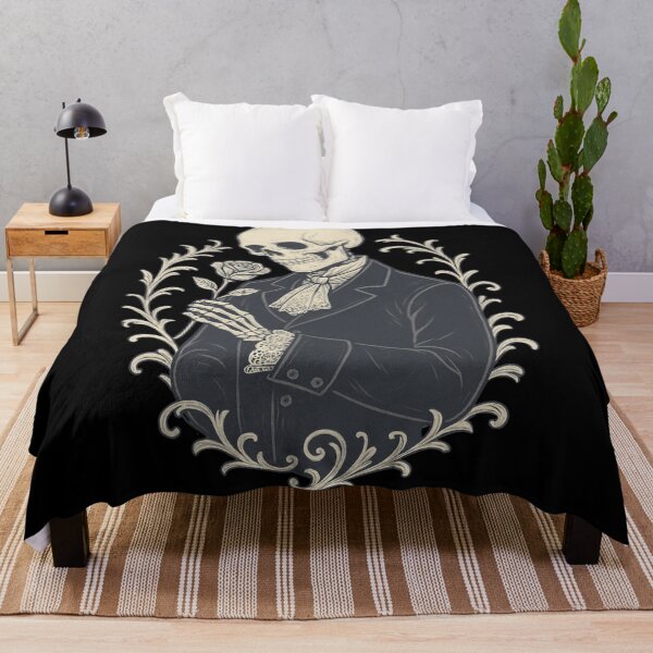 Item preview, Victorian Skeleton with Rose – Gothic Romantic Gentleman designed and sold by Mouraludia.