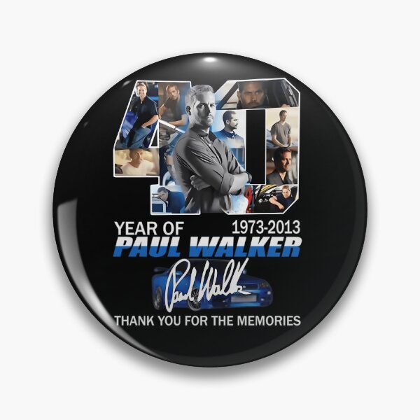 Item preview, 40-Years-Of-Fast-And-Furious-19732013-Paul-Walker-Signature-Thank-You-For-The-Memories--Designer-Cl designed and sold by JenniferMitche.