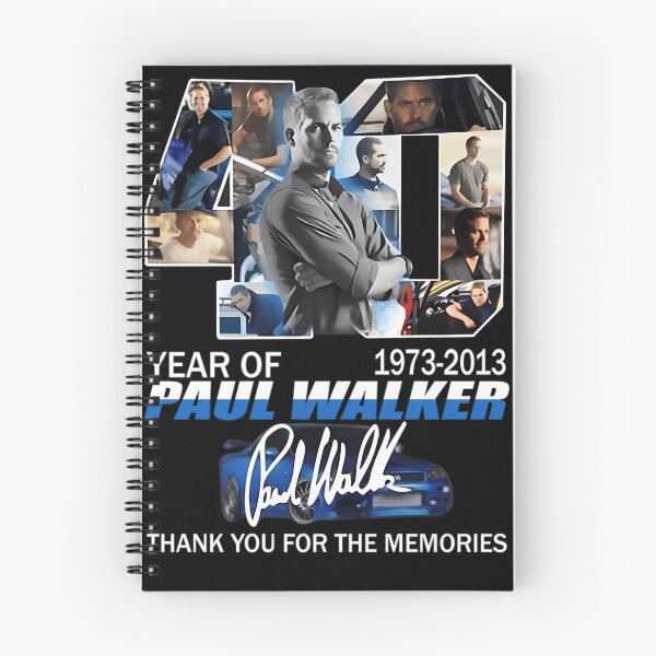 Item preview, 40-Years-Of-Fast-And-Furious-19732013-Paul-Walker-Signature-Thank-You-For-The-Memories--Designer-Cl designed and sold by JenniferMitche.