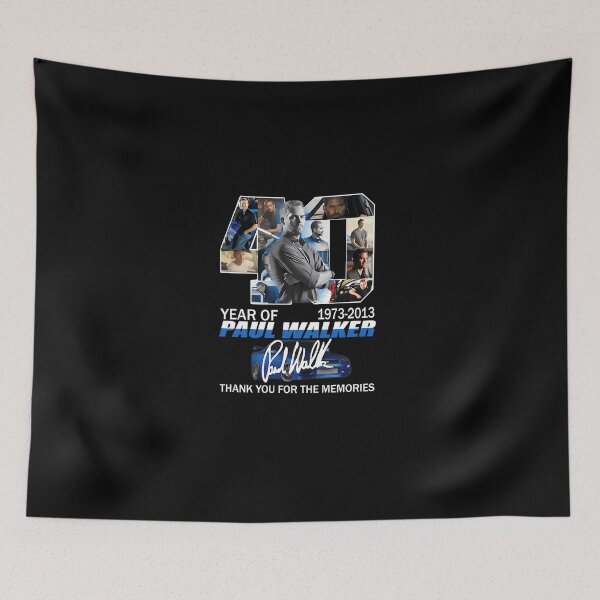Item preview, 40-Years-Of-Fast-And-Furious-19732013-Paul-Walker-Signature-Thank-You-For-The-Memories--Designer-Cl designed and sold by JenniferMitche.
