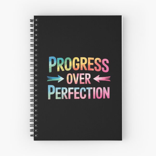 Item preview, Progress Over Perfection Motivational Quote Tie Dye Learner designed and sold by FndPardaL.