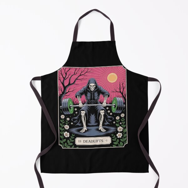 Item preview, Funny Tarot Card Deadlifts Gym Workout Occult Reader Black designed and sold by estellaken.