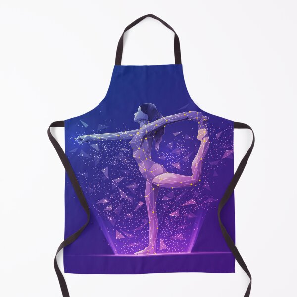 Item preview, sport science, polygon female athlete showing gymnastic pose designed and sold by NiamLab.