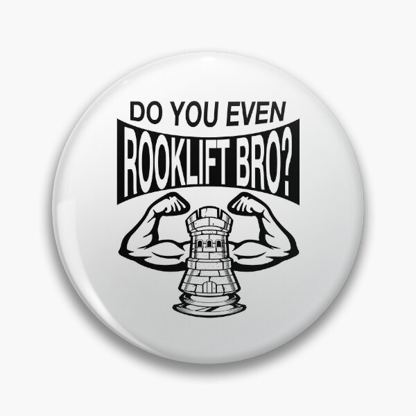 Item preview, Funny Nerdy Do You Even Rooklift Bro Chess Player Black Text designed and sold by MathWare MathClips.