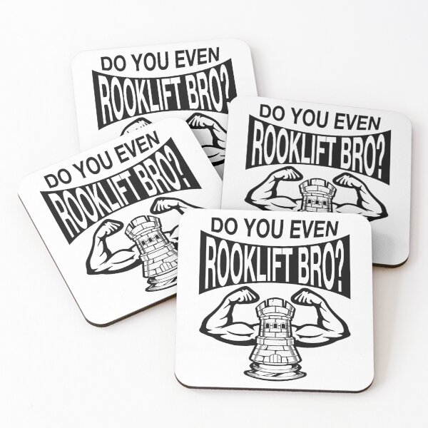 Item preview, Funny Nerdy Do You Even Rooklift Bro Chess Player Black Text designed and sold by MathWare MathClips.