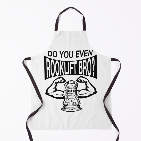 Item preview, Funny Nerdy Do You Even Rooklift Bro Chess Player Black Text designed and sold by MathWare MathClips.