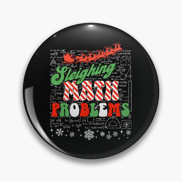 Item preview, Retro Sleighing Math Problems Santa Math Teacher Christmas designed and sold by DavidCloud.