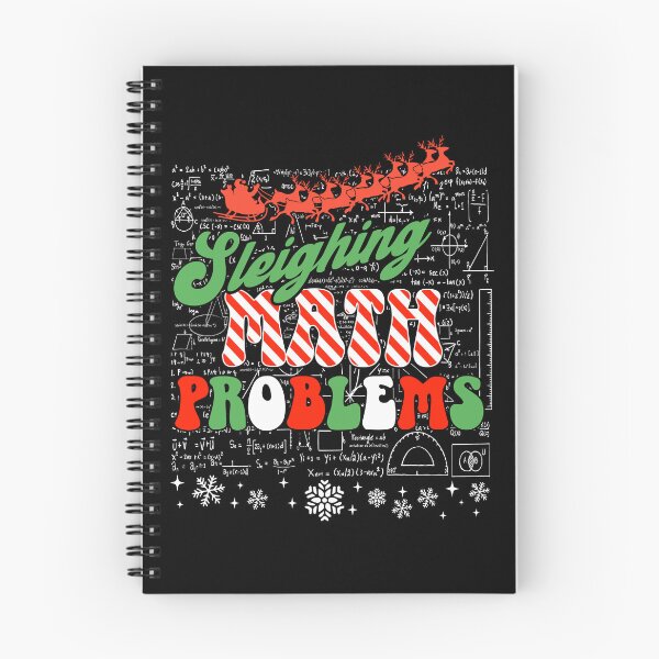 Item preview, Retro Sleighing Math Problems Santa Math Teacher Christmas designed and sold by DavidCloud.