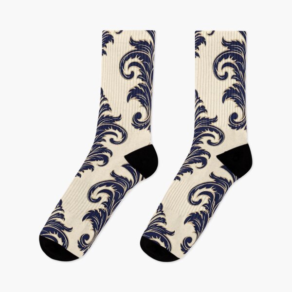 Item preview, Elegant Navy Damask Pattern designed and sold by Kaleidoscope Print.