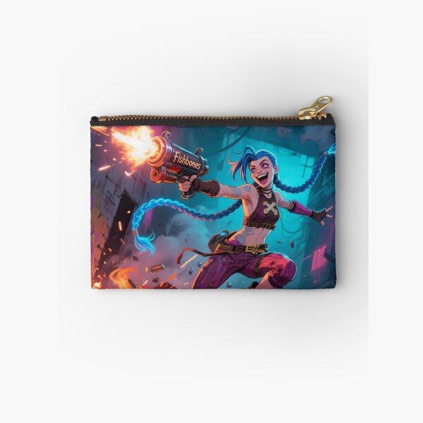 Item preview, Jinx - fishbones - Lol designed and sold by SubliHardDraws.