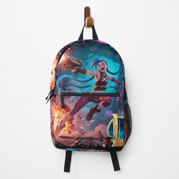 Item preview, Jinx - fishbones - Lol designed and sold by SubliHardDraws.