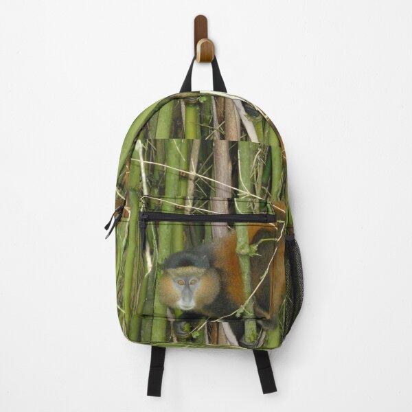 Item preview, Vibrant Golden Monkey in Green Bamboo Forest designed and sold by Travel8.
