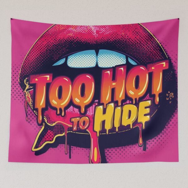 Item preview, Too Hot to Hide Neon Dripping Lips Pop Art designed and sold by Trueways.