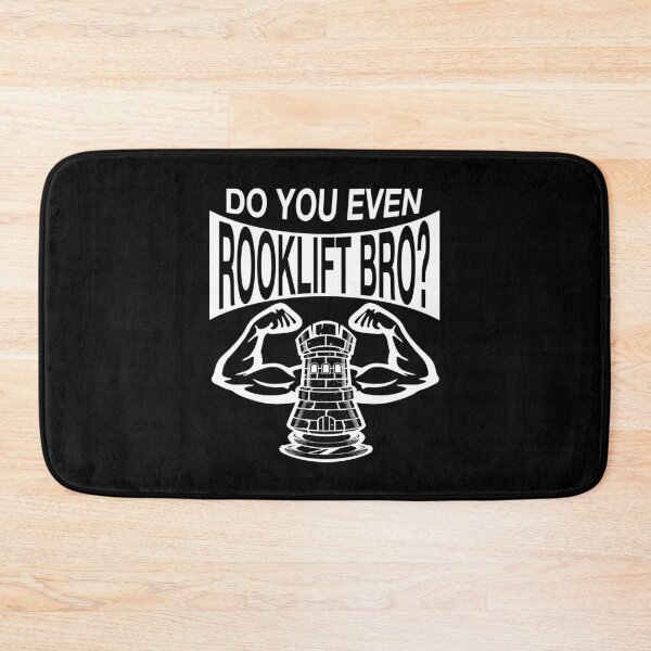 Item preview, Funny Nerdy Do You Even Rooklift Bro Chess Player White Text designed and sold by MathWare MathClips.