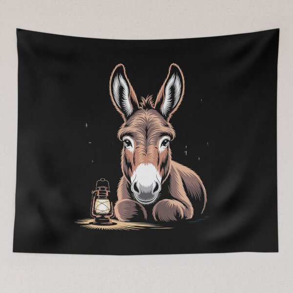 Item preview, Funny looking Donkey Gift idea for Donkeys & Horses designed and sold by AmparoBoyle.