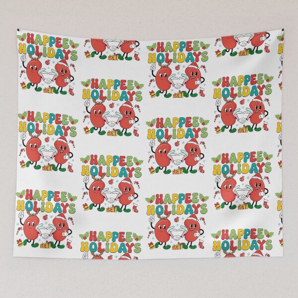 Item preview, Hap-Pee Holidays Kidneys Christmas Dialysis Tech Nurse designed and sold by pansak.