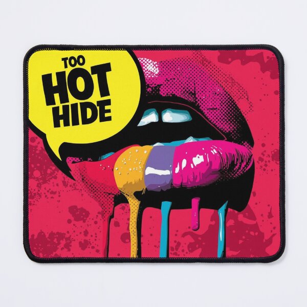 Item preview, Too Hot to Hide Dripping Rainbow Lips Pop Art designed and sold by Trueways.