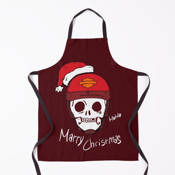 Item preview, Merry Christmas" Classic Biker Skull Design - Open-Face Rider Holiday Gift designed and sold by RNASstuff.