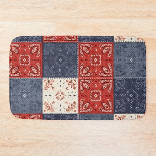 Item preview, Patchwork Bandana Pattern designed and sold by Kaleidoscope Print.