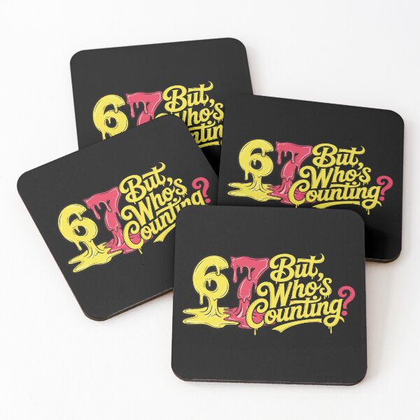 Item preview, 67 But Who’s Counting – Funny Birthday Quote designed and sold by TextMood.