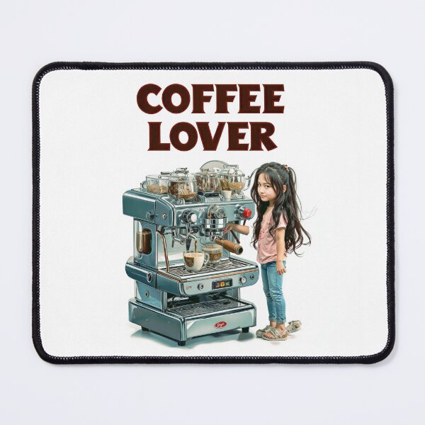 Item preview, Cute Coffee Lover Barista Machine – Adorable Coffee Shop Cartoon Art designed and sold by Grafititee.
