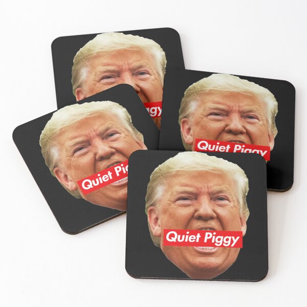 Item preview, Quiet Piggy - Trump gagged designed and sold by Thelittlelord.