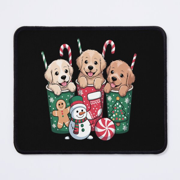 Item preview, Dog Christmas Golden Retriever Christmas With Dog Dog designed and sold by SIGORDESIGN.