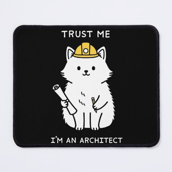 Item preview, Trust Me I'm an Architect Cat  designed and sold by ArtPandax.