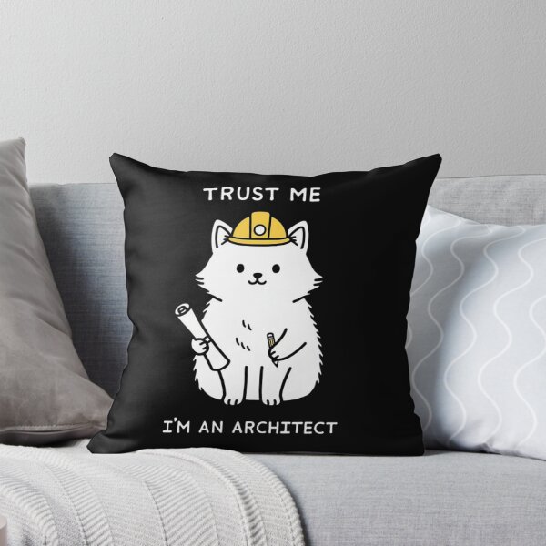 Item preview, Trust Me I'm an Architect Cat  designed and sold by ArtPandax.