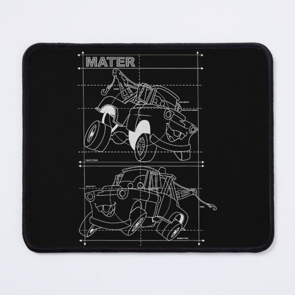 Item preview, Disney Pixar Cars 2 Secret Agent Mater Schematics Poster designed and sold by Haleigh Julius.