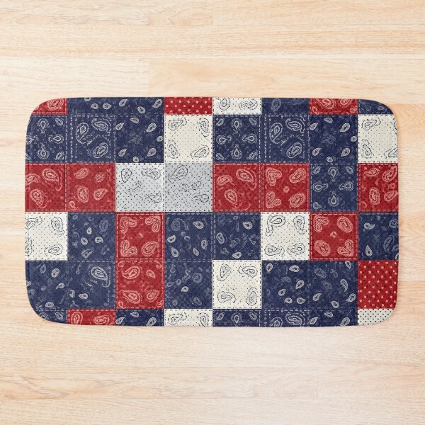 Item preview, Bandana Patch Quilt designed and sold by Kaleidoscope Print.