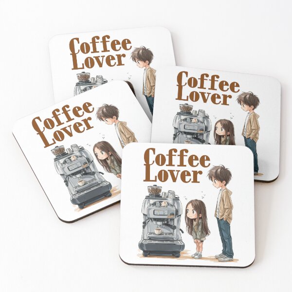 Item preview, Cute Coffee Lover Barista Machine – Adorable Coffee Shop Cartoon Art designed and sold by Grafititee.