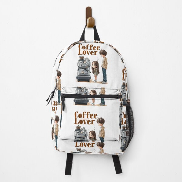 Item preview, Cute Coffee Lover Barista Machine – Adorable Coffee Shop Cartoon Art designed and sold by Grafititee.