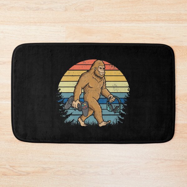 Item preview, Bigfoot Sasquatch Gamer Retro Gaming Men Boys Kids Teens designed and sold by KristinCleo.