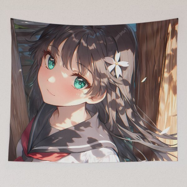 Item preview, Certain Saten Ruiko Railgun Anime Girl Waifu Japanese Cherry Blossom designed and sold by thedarvills.