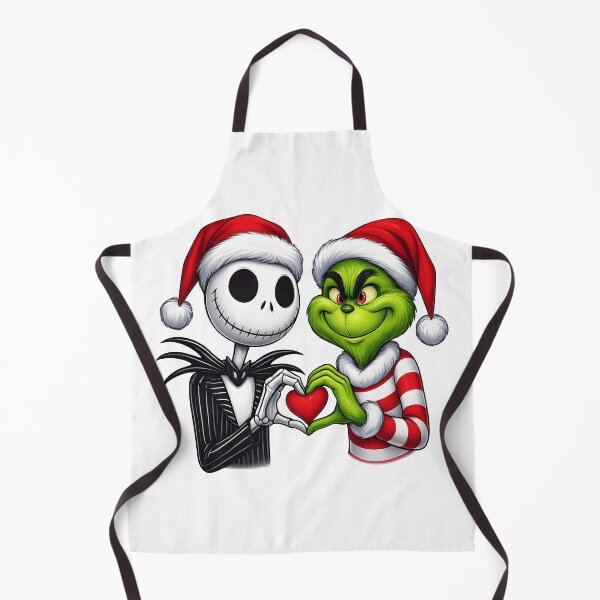 Item preview, Grinch and Jack Give Heart Hand Funny Christmas and Valentine Gifts designed and sold by Har-vee.
