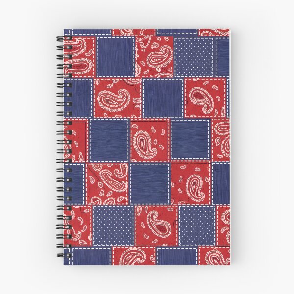 Item preview, Bandana Patch Grid designed and sold by Kaleidoscope Print.