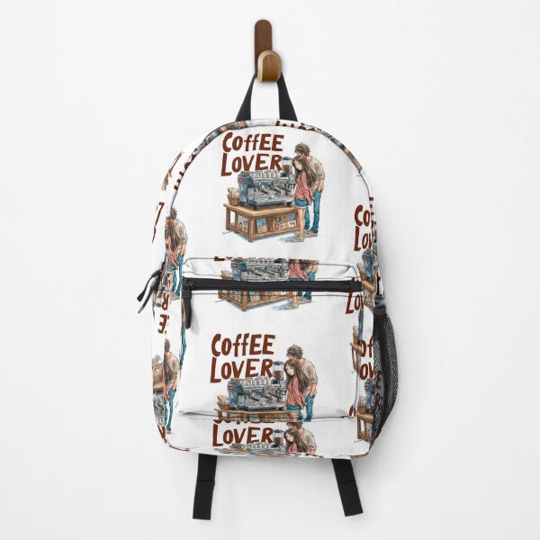 Item preview, Cute Coffee Lover Barista Machine – Adorable Coffee Shop Cartoon Art designed and sold by Grafititee.