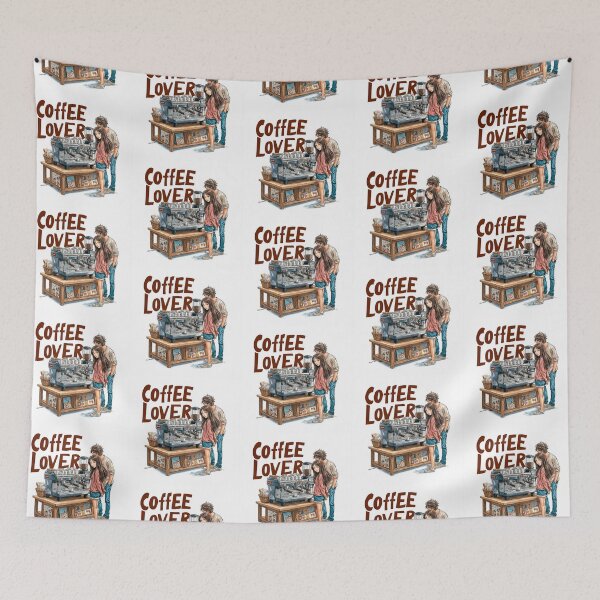 Item preview, Cute Coffee Lover Barista Machine – Adorable Coffee Shop Cartoon Art designed and sold by Grafititee.