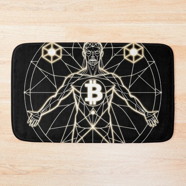 Item preview, Golden Bitcoin Halo – Sacred Crypto Angel of Decentralization designed and sold by Benito Del Ray.